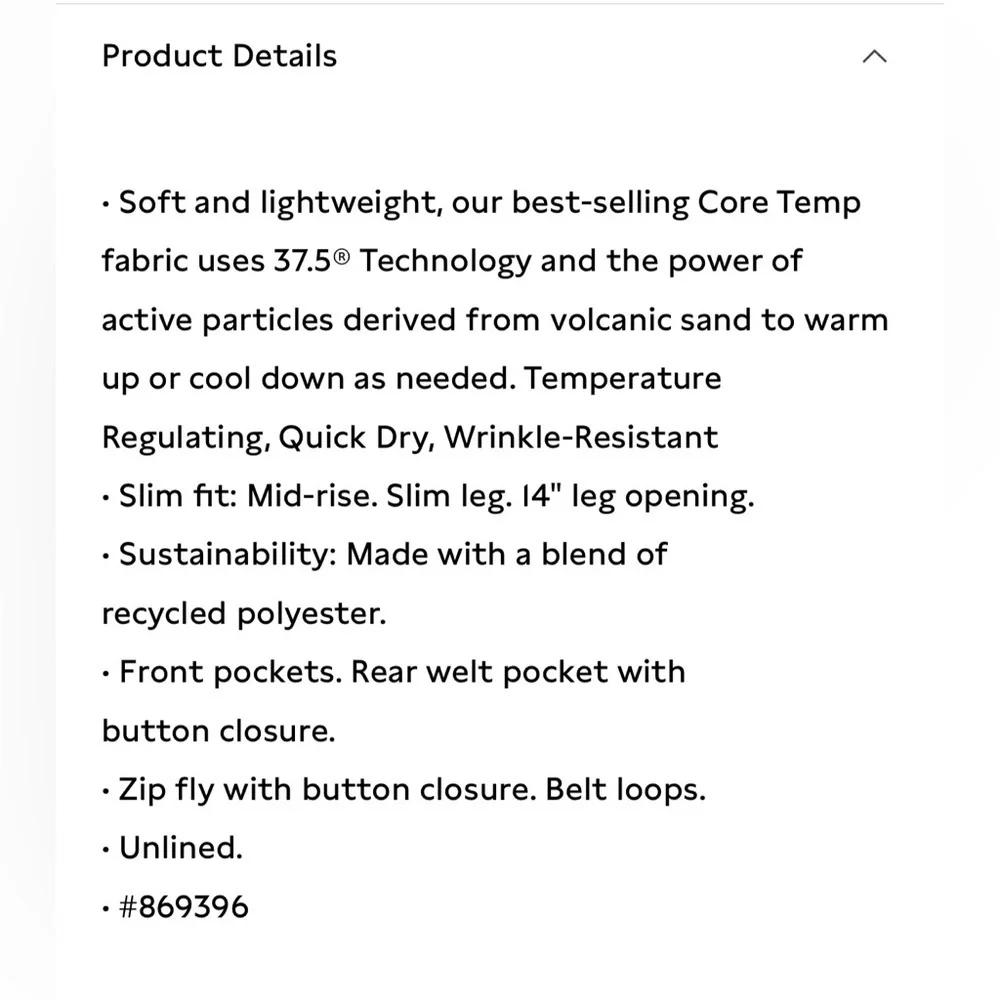 Banana Republic quality pant